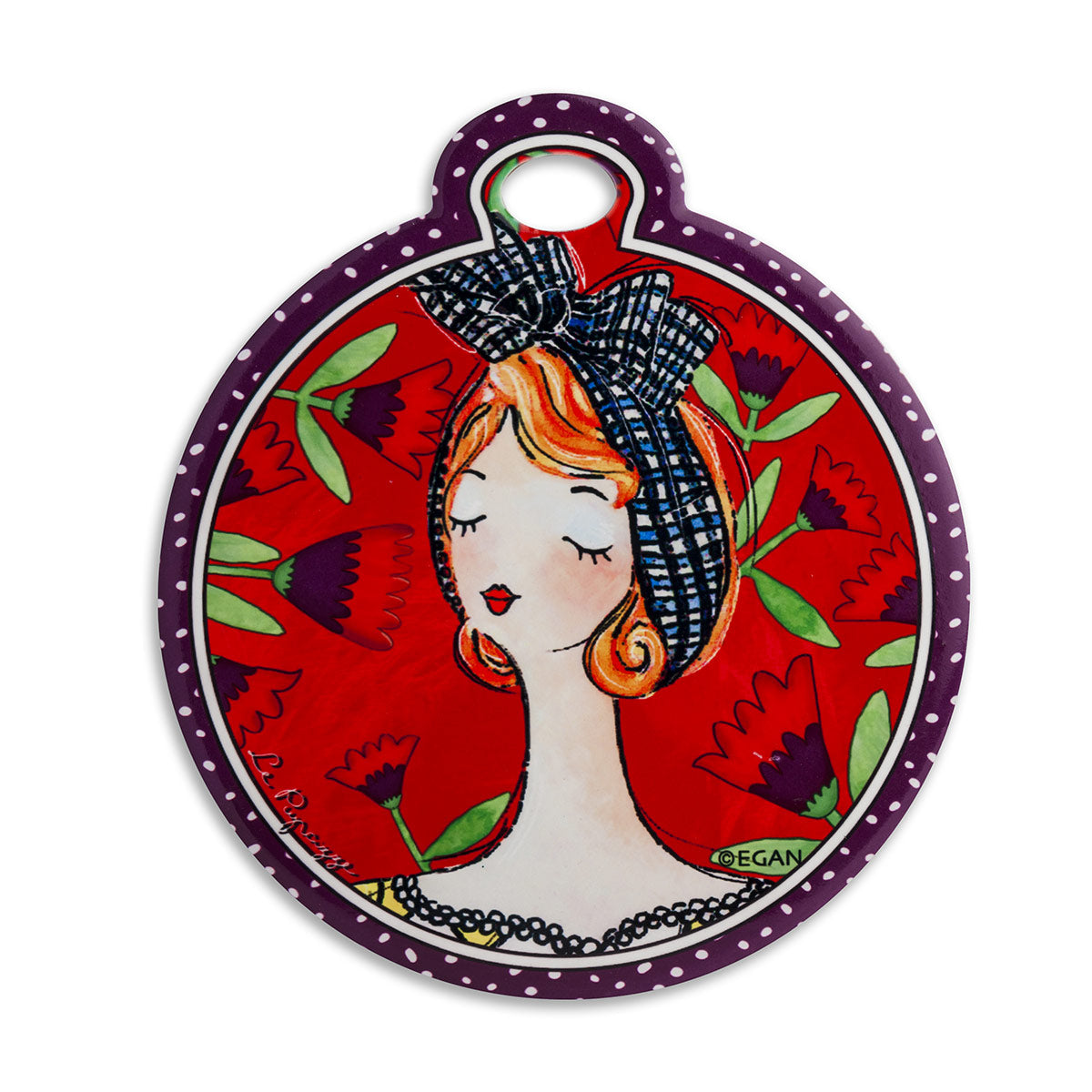 EGAN Le Pupazze Trivet Red 16x18 cm